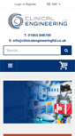 Mobile Screenshot of clinicalengineeringltd.co.uk